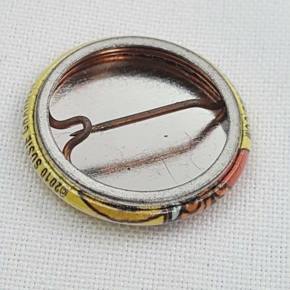 Badgebomb 2010 Button Art Pin Susie Ghahremani Owl 1" - Picture 3 of 7